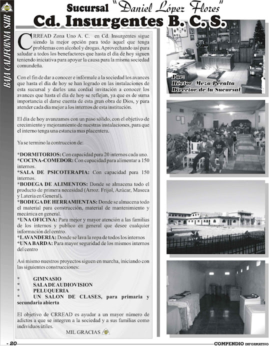 Sucursal Cd. Insurgentes, B. C. S., Director: Héctor Meza Peralta