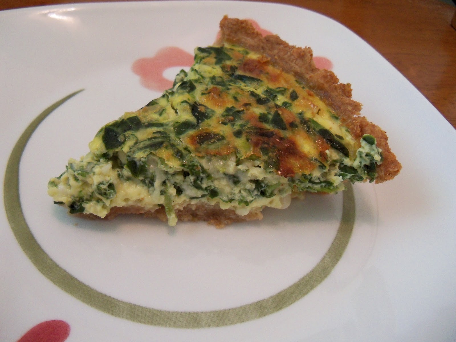 A Delicious Melody Spinach and Cheese Quiche