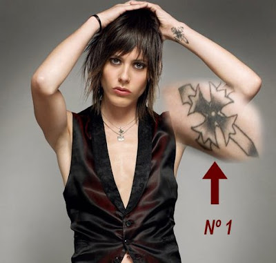 Tricep Tattoos on Her Full Name Is Sian Katherine Moennig  Her Friends Call Her Kate