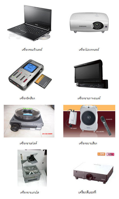 ตัวอย่างสื่ออุปกรณ์