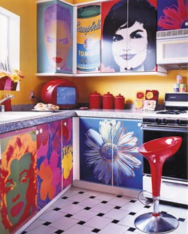 Coolest Home Ideas Mod Podge Decoupage Kitchen Andy Warhol Style