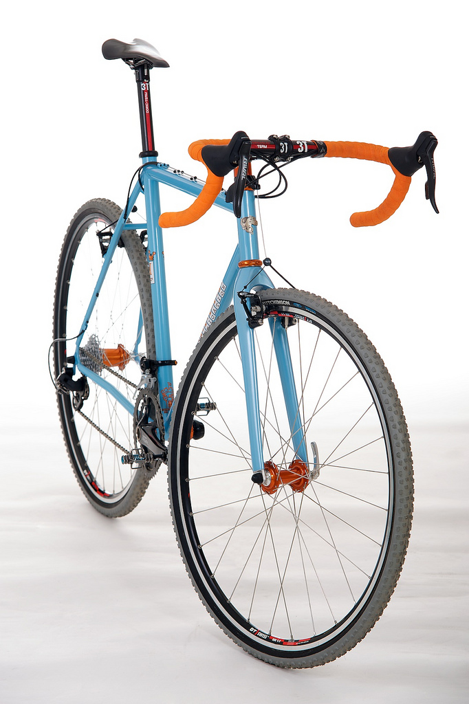 baby blue road bike