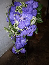 Brudbukett m Orchidé