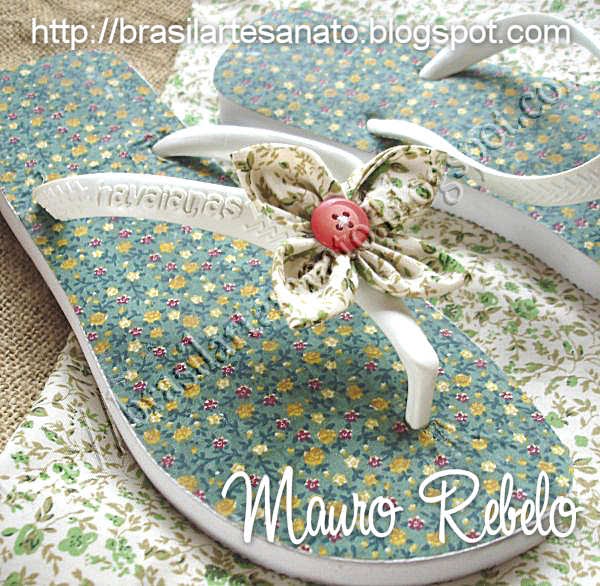 Brasil Artesanato Sandália Customizada passo a passo grátis Adesivo De Parede Vermelho ~ Brasil Artesanato Sandália Customizada passo a passo grátis
