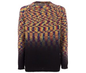 [henrik+vibskov+ACID+TIGER+SWEATER+Multi-coloured+knit+boxy+jumper.+The+crew+neck+jumper+is+dip-dyed+black.jpg]