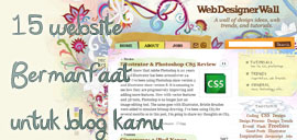 15 Website yang bermanfaat untuk Blog Design dan Web Design