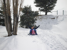 Sledding with Uncle Matt and Aunt Sammie