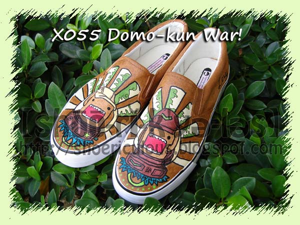 X055 Domokun War!! Custom Canvas Shoes by Shoericulous
