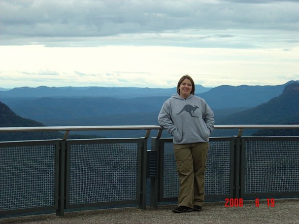 me at the Blue Mountains