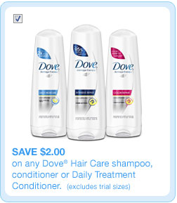 Coupons 2 Off Dove Hair Care Free At Walgreens 3 28