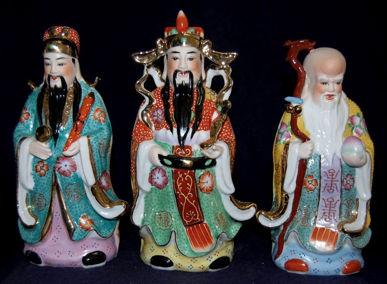 The Power of 3 wisemen, Fuk, Luk, Sau Feng shui for all kinds of