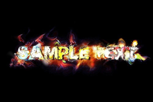 Design an Abstract Colourful, Artistic Feeling Text Effect Photoshop tutorial