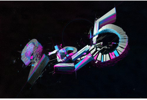 Create A Dynamic Shattering Text Effect Photoshop tutorial