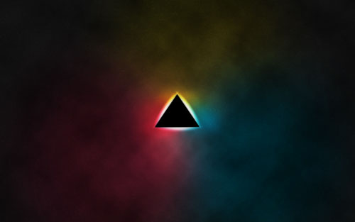 Retro triangle wallpaper