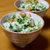 お正月の名残 ~揚げ蒲鉾と小松菜の混ぜご飯~