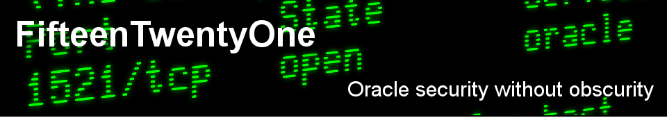 FifteenTwentyOne - Oracle security without obscurity