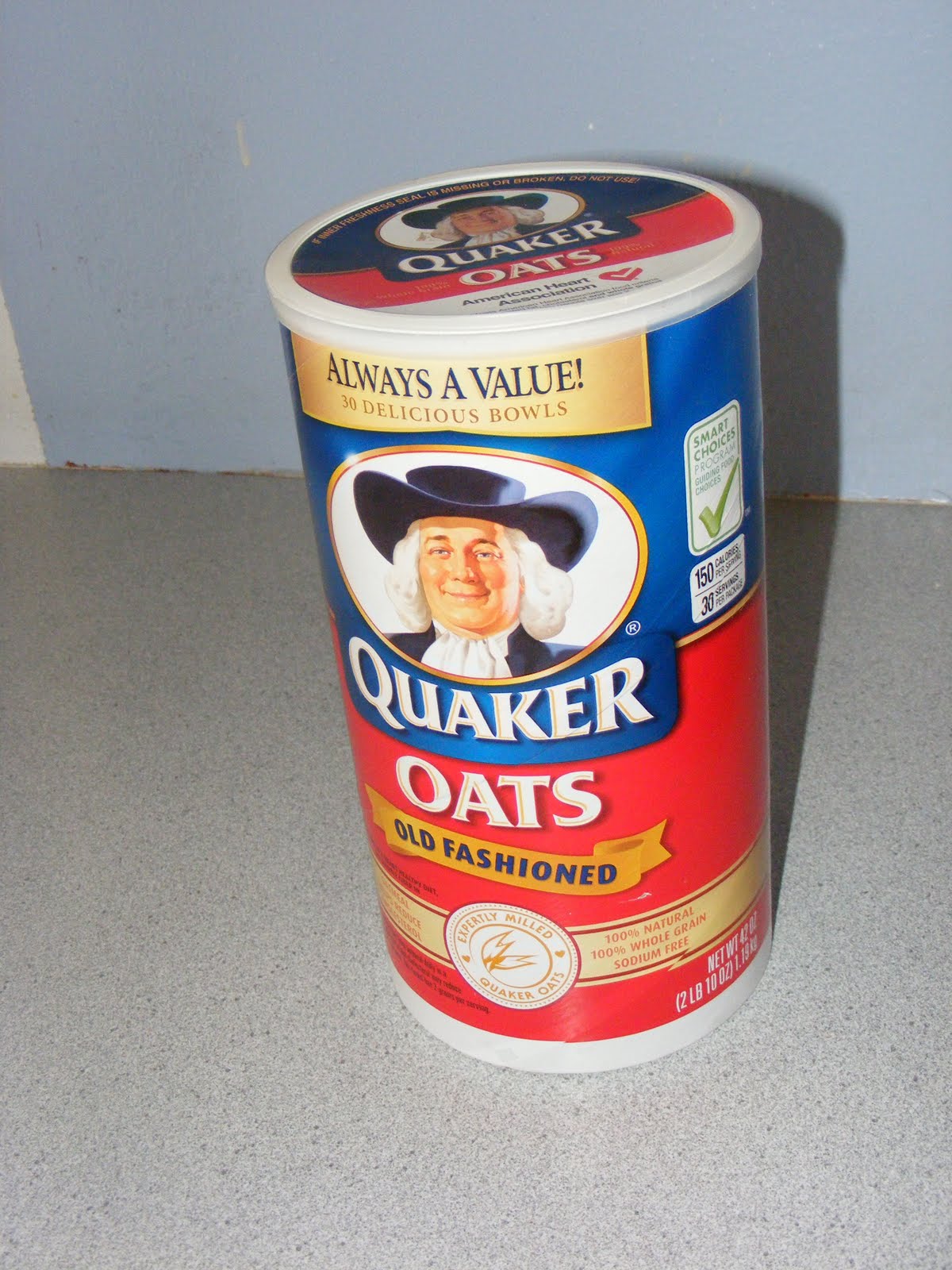 Ways to reuse. Ways to reuse... oatmeal containers!