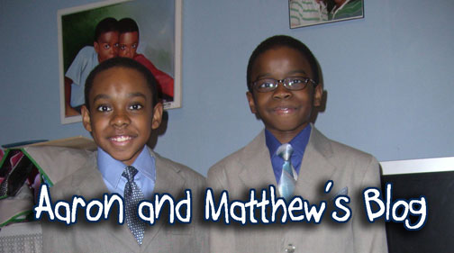 Aaron and Matthew's Blog