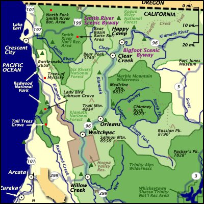 bigfoot map