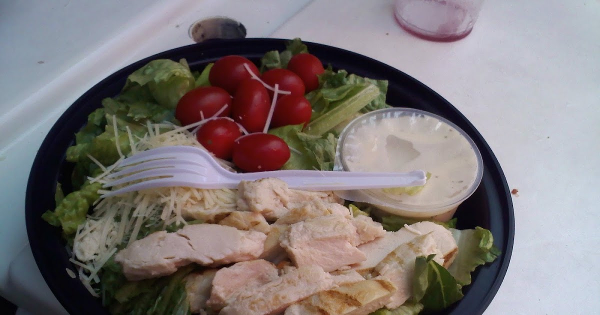 The Inland Empire SoCal Food Beat Costco Food Court, Caesar Chicken Salad