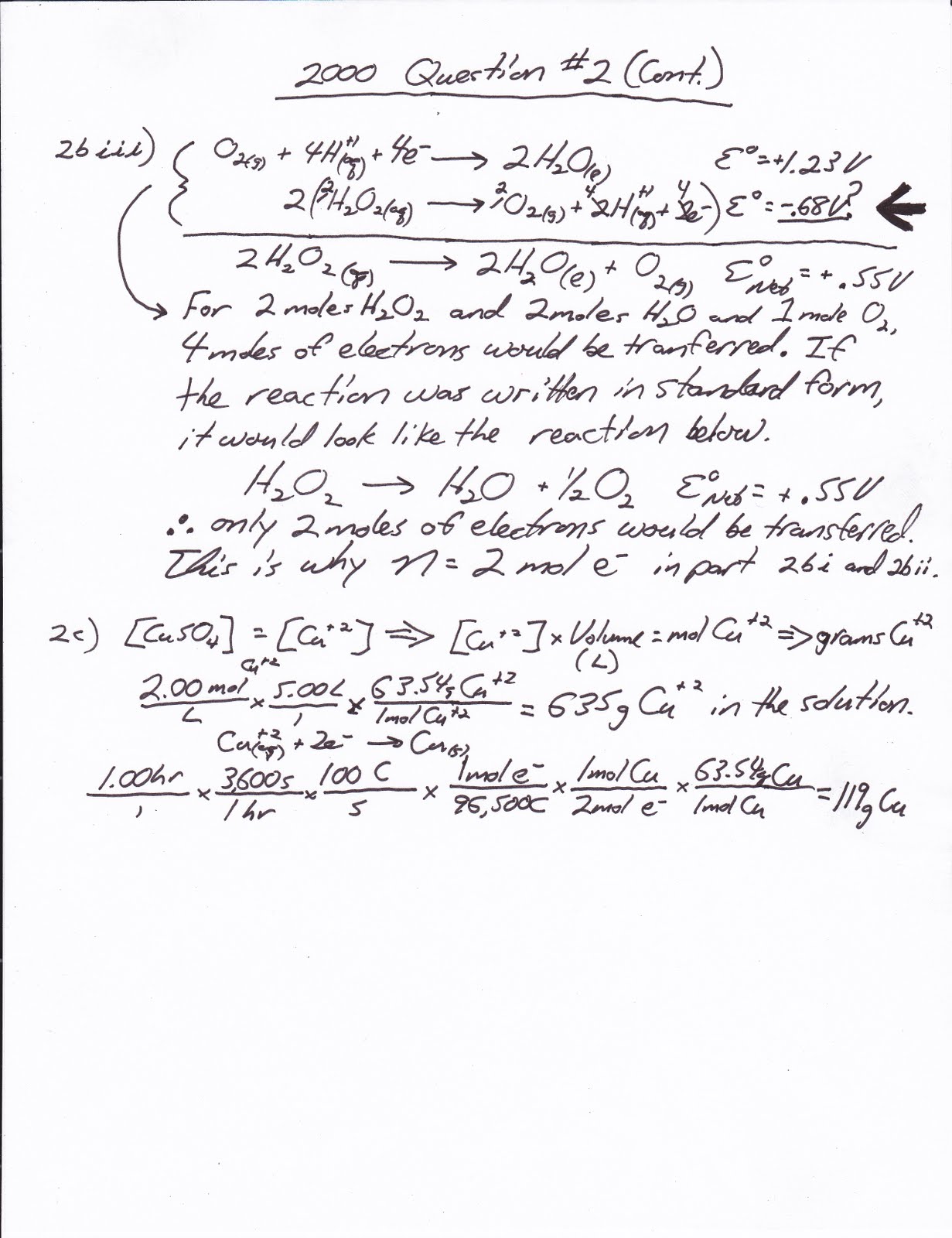heritage high school ap chemistry 2010 2004 ap chemistry free response answers form b