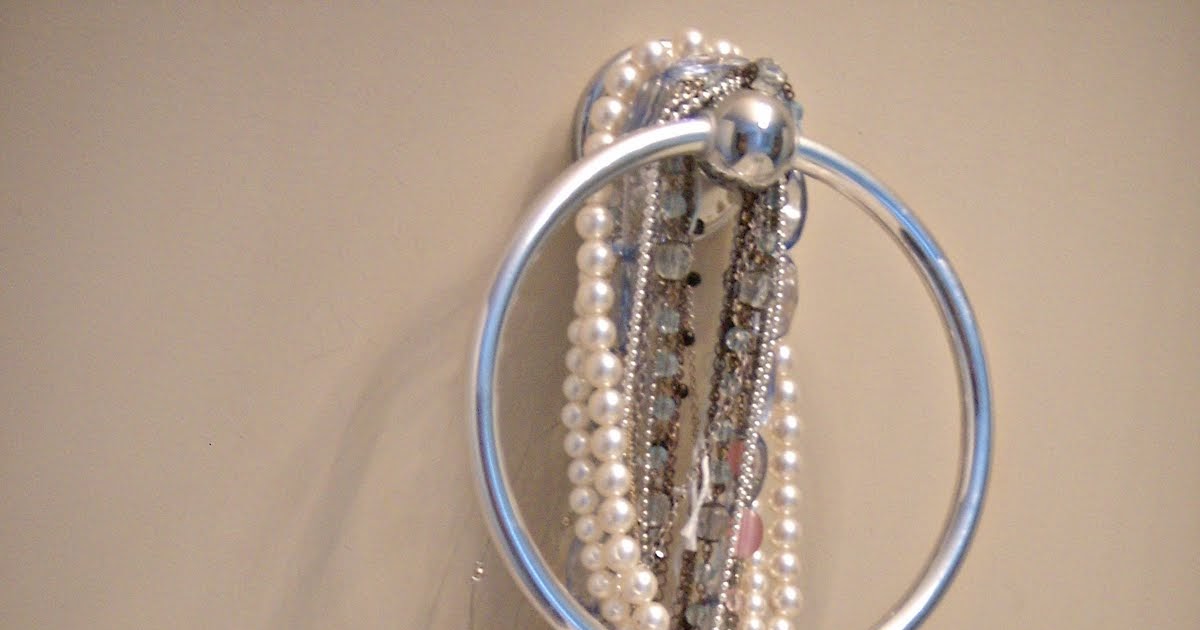 calico necklace hangers.