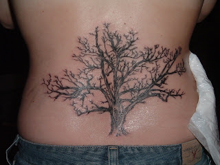 Lower Back Tree Tattoo