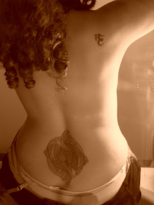 Zodiac Sign: Pisces Tattoo at Lower Back