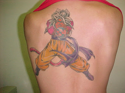 Dragonball Tattoo on Back 