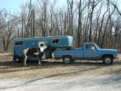 pickup+and+horse+trailer