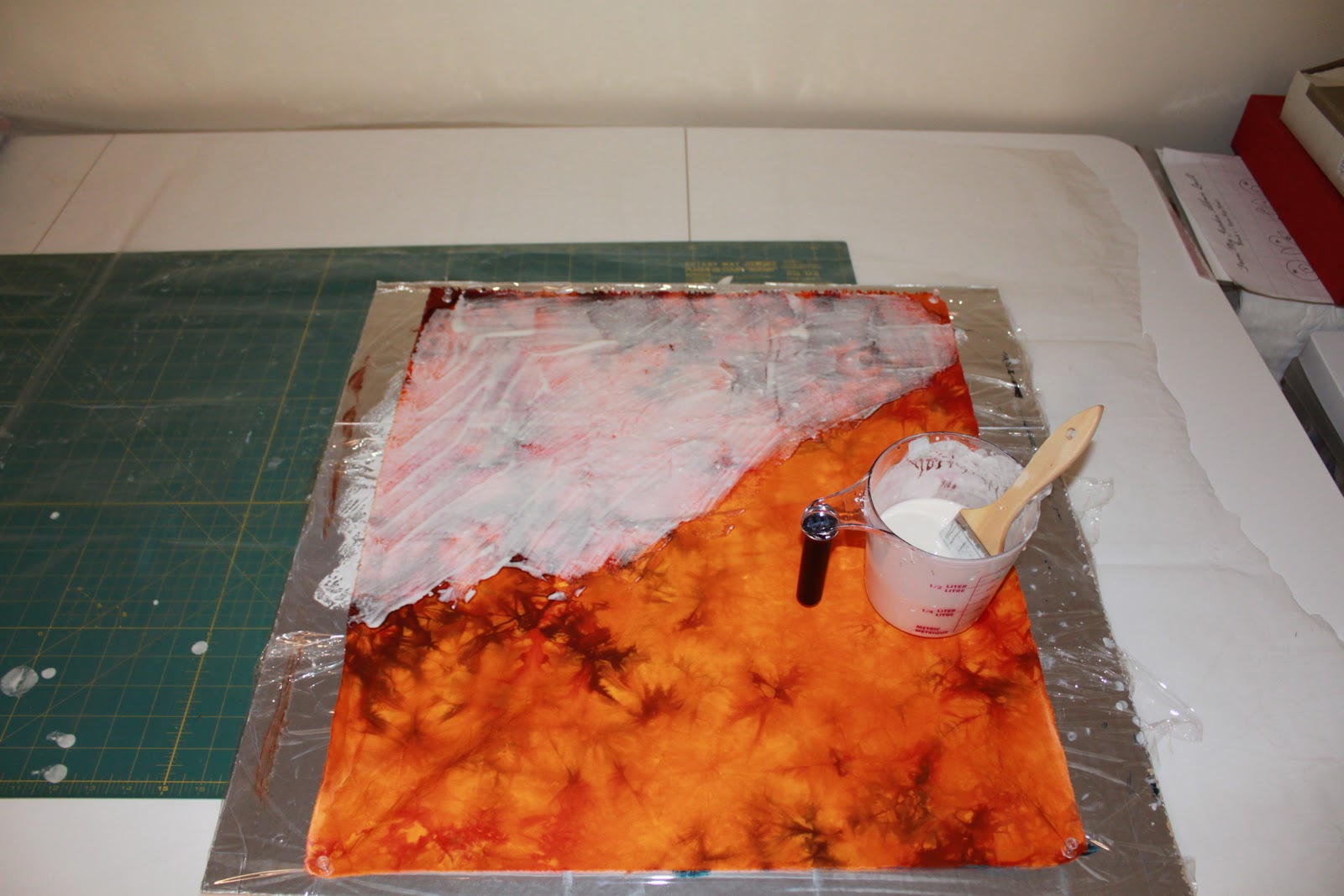 My Blog Fabric Dyeing Flour Paste Resist