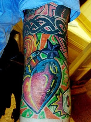 heart tattoo ndesigns-new star tattoo- tribal armband tattoo