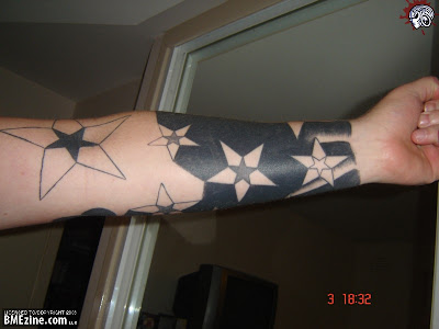 half sleeve tattoo cross. STAR half sleeve TATTOOS