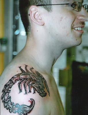 pitbull tattoos for men - Tattoos - Zimbio scorpion tattoos for men.