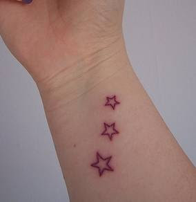 wrist star tattoos