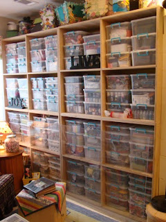 {Organization} HUGE Paper Wall and Big Scrapbook Room - Scrap this...and that! Scrap this ...