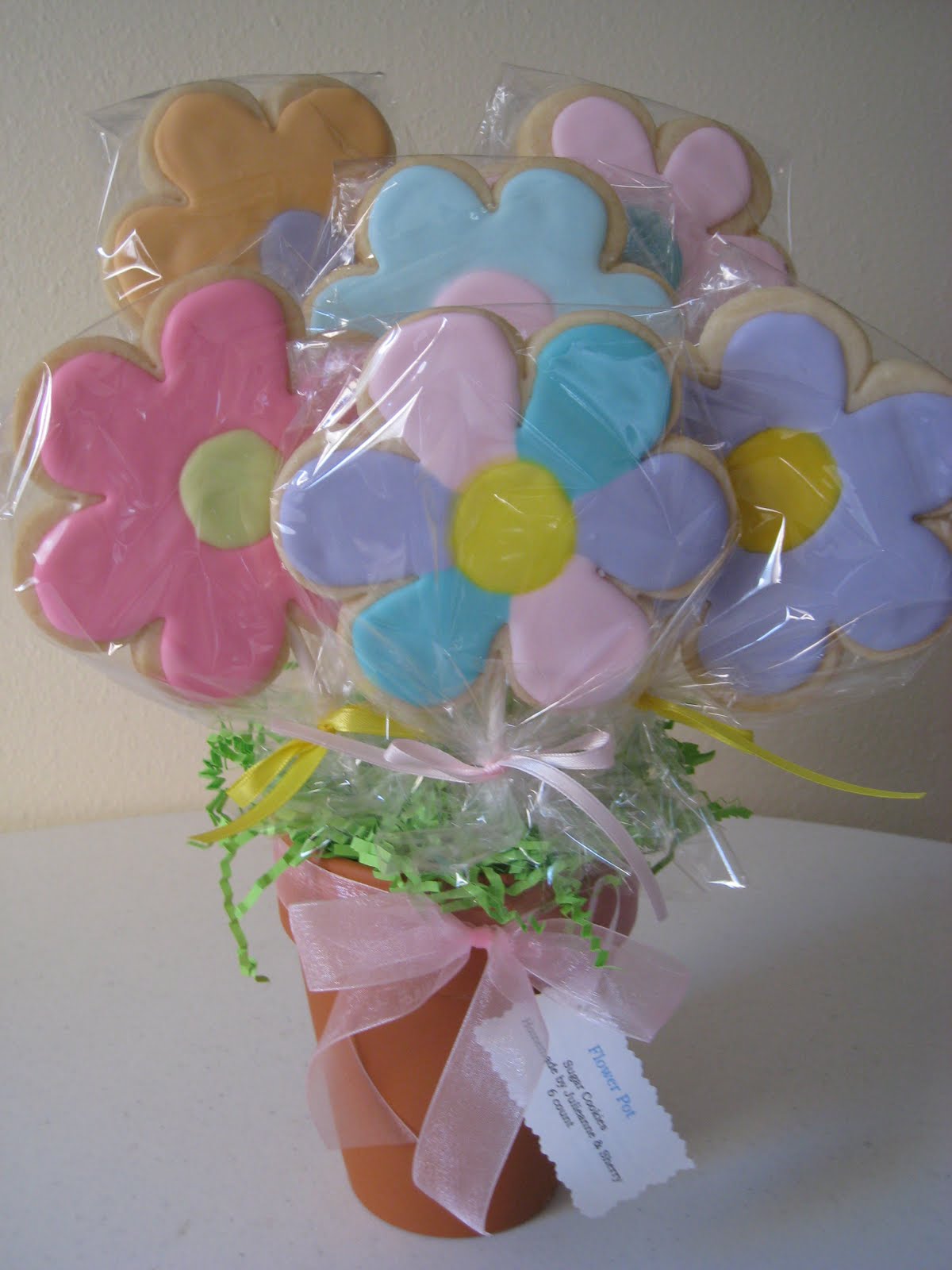 Best Tasting Sugar Cookies Ever!! Cookie Flower Bouquets