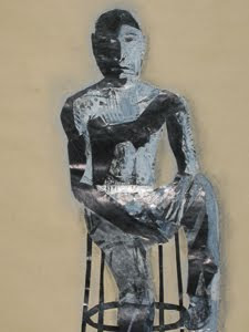 Figure by collage artist Megan Coyle