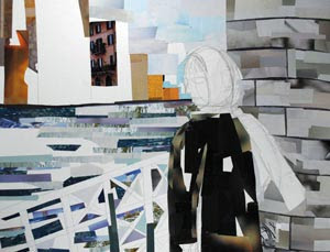 Windy City Walks by collage artist Megan Coyle