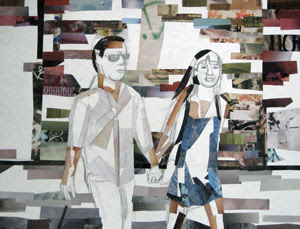 Looking like Hollywood by collage artist Megan Coyle