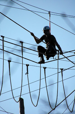 high ropes course are not useful for corporate team building