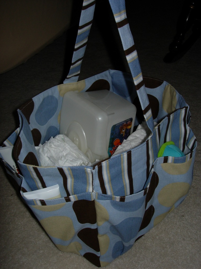 Above and Beyond DIY Diaper Caddy