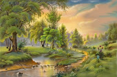 Green Nature Painting