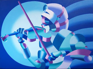 The Violinist, Left- PRINTS ON STRETCHED CANVAS NOW AVAILABLE 12x9 - Daily Painting Blog - Original Oil and Acrylic Artwork by Artist Mark Webster