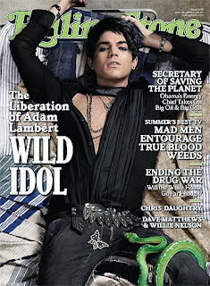 Adam Lambert Rolling Stone Magazine Cover I'm Gay