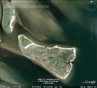 Google Earth image, Ossabaw Sound