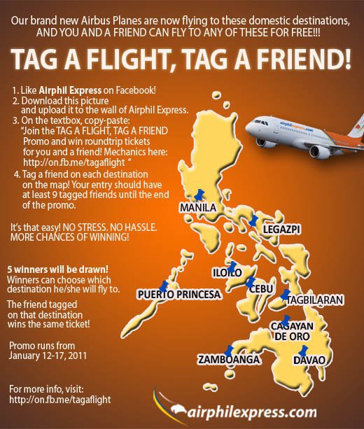 Manila Life Tag a Flight, Tag a friend and win tickets