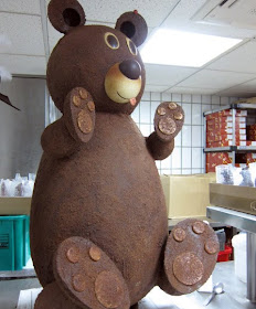 giant chocolate bear