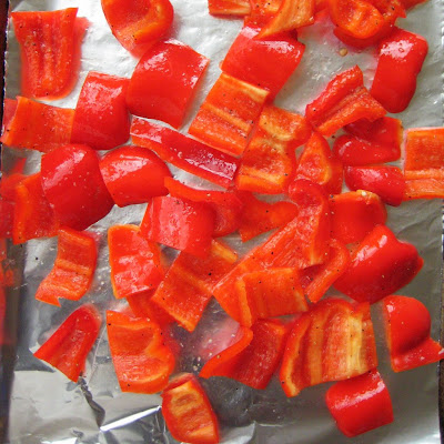 roasted red peppers