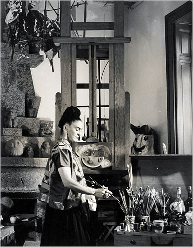Frida Kahlo kleurrijke schilderes